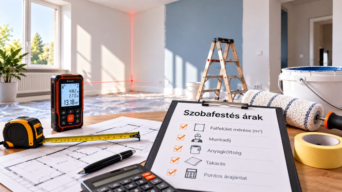 Szobafestés – felületmérés és részletes árajánlat